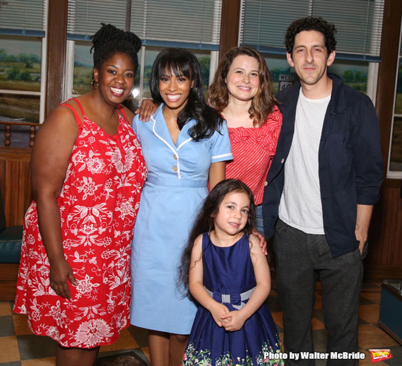 Photo Coverage: Leslie Odom, Jr., Cynthia Erivo, and More Visit Nicolette Robinson Backstage After WAITRESS Debut  Image