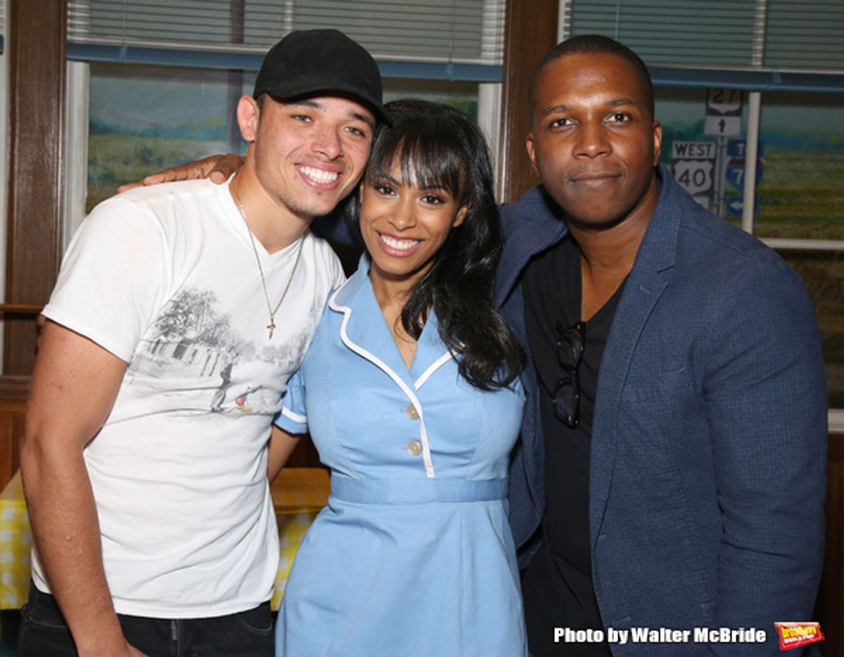 Anthony Ramos, Nicolette Robinson and Leslie Odom, Jr. at 