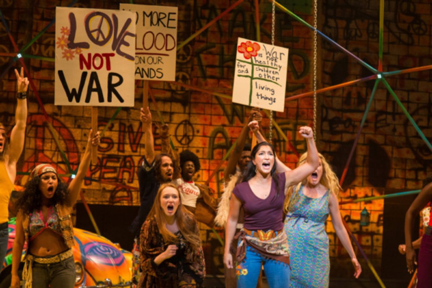 Photo Flash: First Look at Geva's Production Of HAIR  Image