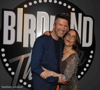 Brad Simmons, music director & Susie Mosher Photo
