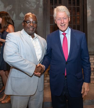 Harvey Butler, President William Clinton Photo