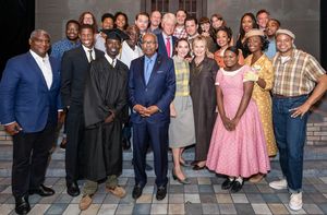 The cast and company of â€"Little Rock†with President William Clinton and Secretary of State Hillary Rodham Clinton @ BroadwayWorld The cast and company of â€"Little Rock†with President William Clinton and Photo