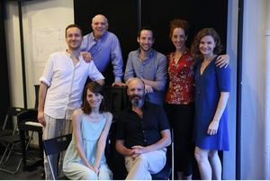 Eddie Korbich, Claire Brownwell, Carlo Bosticco, Logan James Hall, Geoffrey Cantor, Jazmin Gorsline, Alison Cimmet @ BroadwayWorld Eddie Korbich, Claire Brownwell, Carlo Bosticco, Logan James Hall, Geoffrey Cantor, J Photo