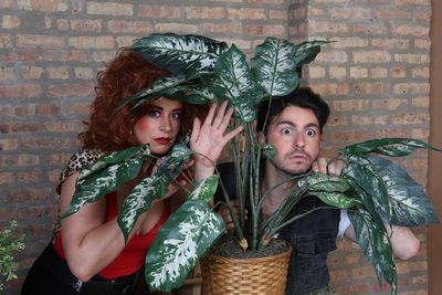 Roxanne Nurdiger (Sydney Genco) and Zachary Slade (David Lipschutz) find some alone t Photo