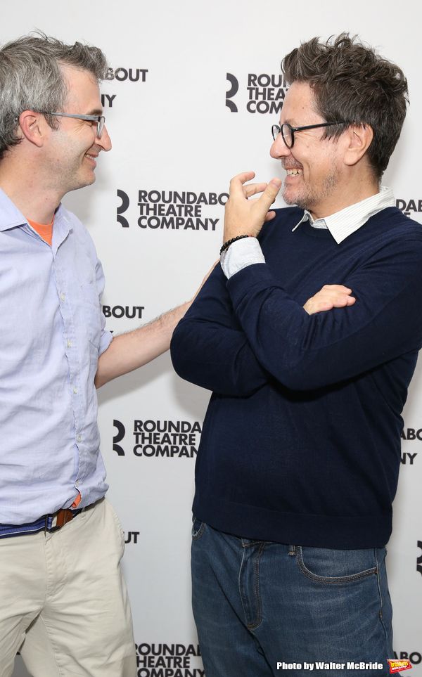 Director Daniel Aukin and playwright Alexi Kaye Campbell  Photo