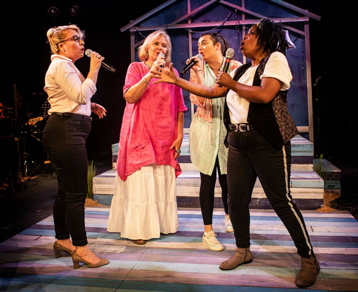 Janet Fuller Love, Jodie Jacobs, Melanie Marshall, Kelly Sweeney at 