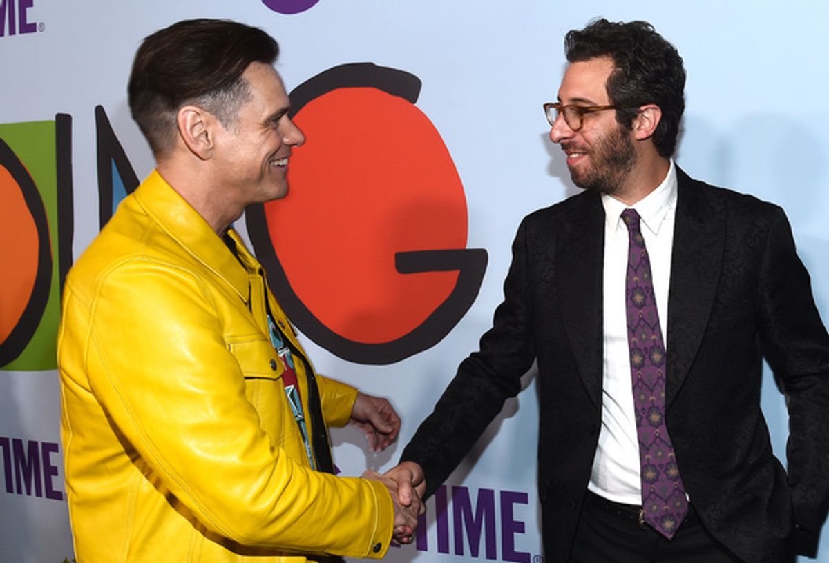 Jim Carrey and David Holstein at 