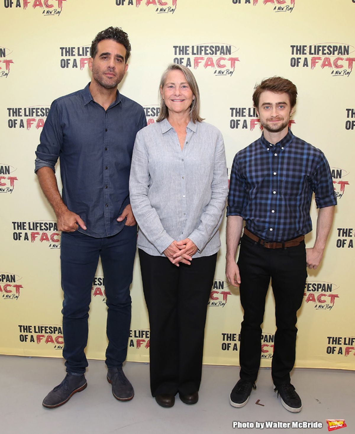 Bobby Cannavale, Cherry Jones and Daniel Radcliffe  at 
