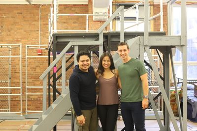 Red ConcepciÃ³n, Emily Bautista, and Anthony Festa Photo