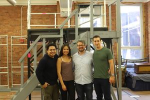 Red Concepción, Emily Bautista, Laurence Connor, and Anthony Festa @ BroadwayWorld Red Concepción, Emily Bautista, Laurence Connor, and Anthony Festa Photo