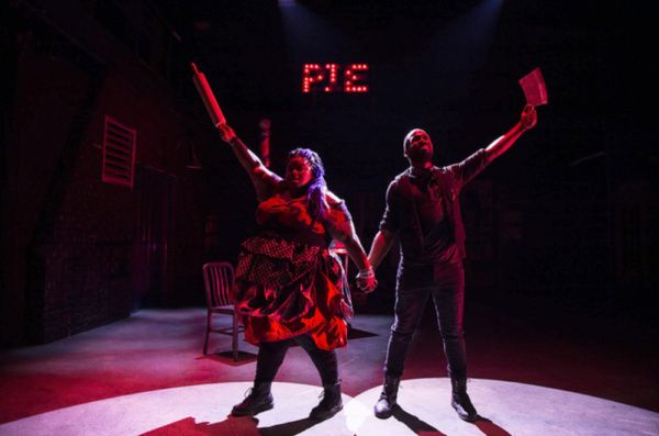 V. Savoy McIIwain (Sweeney Todd) and Jade Antoinette Jones (Mrs. Lovett) Photo