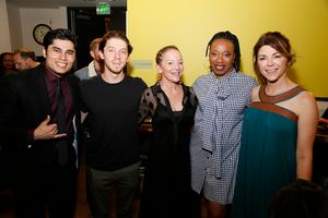 From left, cast members Peter Mendoza, Will Hochman, Mary Mara, Portia and Amy Pietz @ BroadwayWorld From left, cast members Peter Mendoza, Will Hochman, Mary Mara, Portia and Amy Pietz Photo