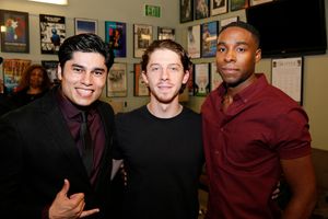 From left, cast members Peter Mendoza, Will Hochman and Grantham Coleman @ BroadwayWorld From left, cast members Peter Mendoza, Will Hochman and Grantham Coleman Photo