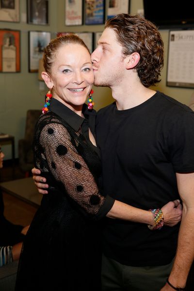 From left, cast members Mary Mara and Will Hochman Photo