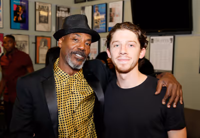 From left, cast members John Earl Jelks and Will Hochman Photo