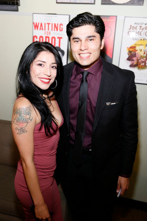 Beatriz Tasha and cast member Peter Mendoza  Photo