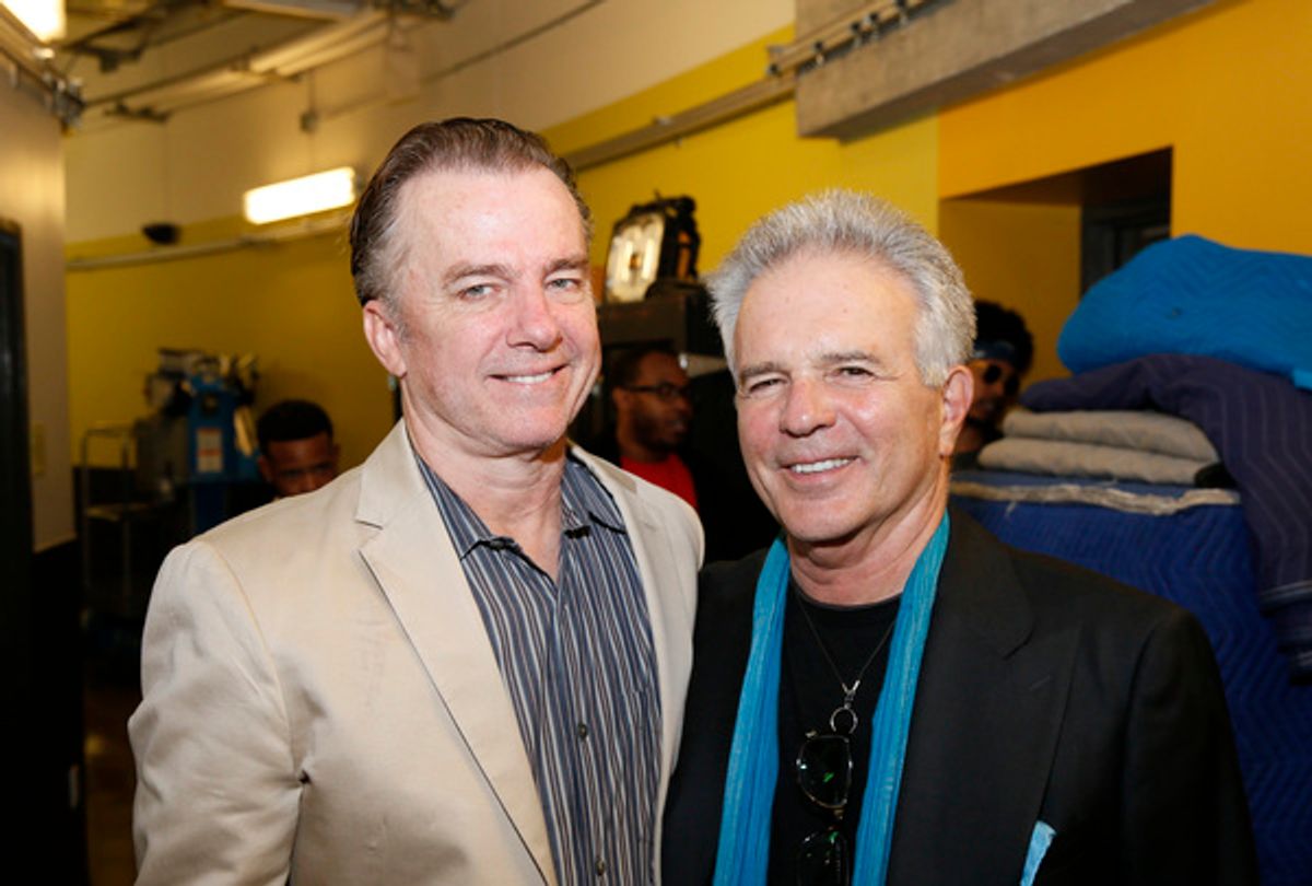 cast member Michael O'Keefe and actor Tony Denison at 