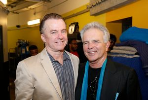 cast member Michael O'Keefe and actor Tony Denison Photo