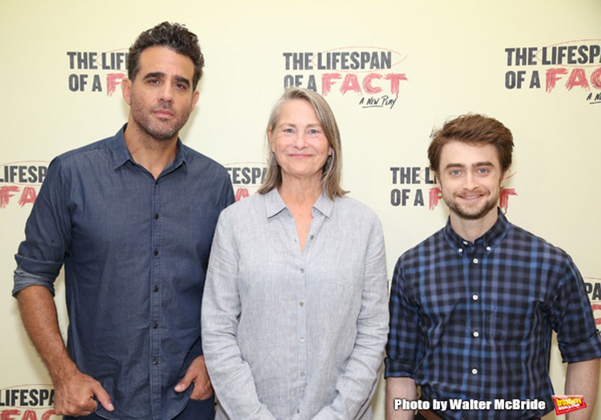 Bobby Cannavale, Cherry Jones and Daniel Radcliffe at 