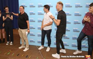 Ben Levi Ross, Michael Greif, Benj Pasek, Justin Paul and Steven Levenson @ BroadwayWorld Ben Levi Ross, Michael Greif, Benj Pasek, Justin Paul and Steven Levenson Photo