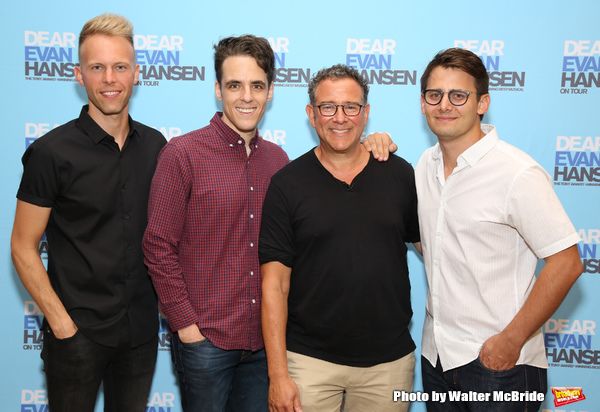 Creative Team: Justin Paul, Steven Levenson, Michael Greif and Benj Pasek Photo