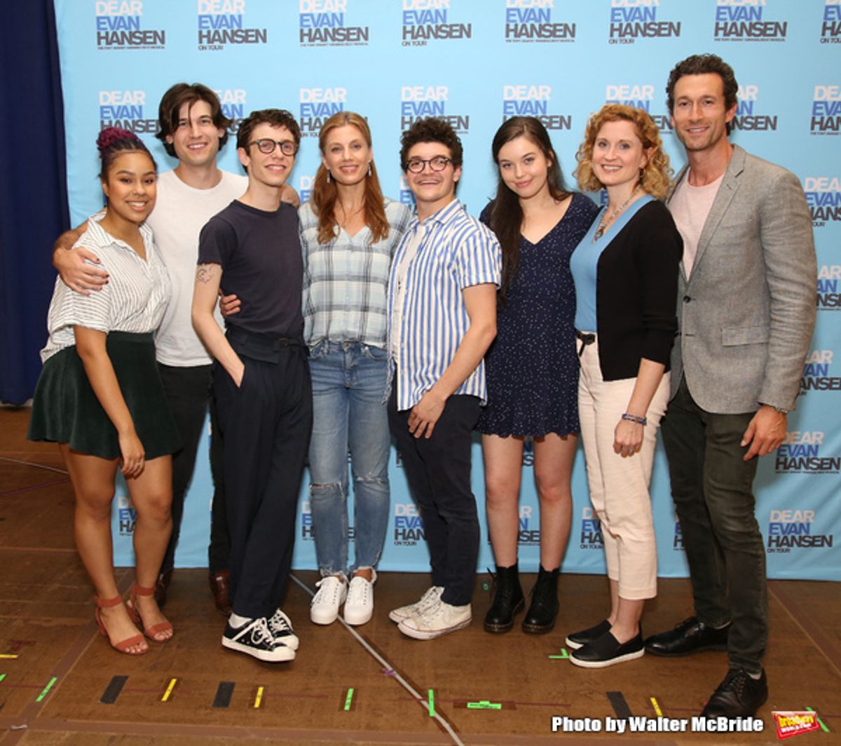 Phoebe Koyabe, Marrick Smith, Ben Levi Ross, Jessica Phillips, Jared Goldsmith, Maggie McKenna, Christiane Noll and Aaron Lazar at 