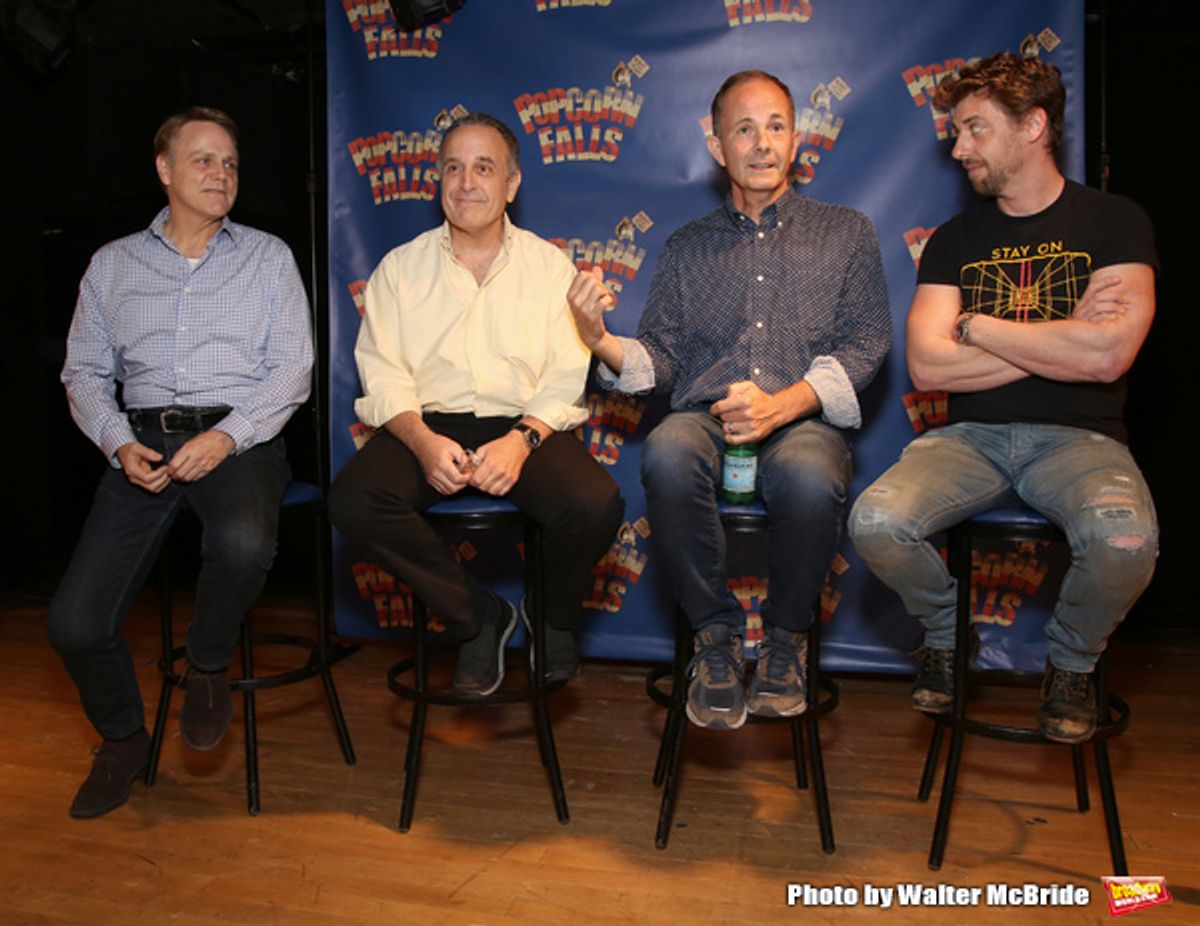 Tom Souhrada, Adam Heller, James Hindman and Christian Borle  at 