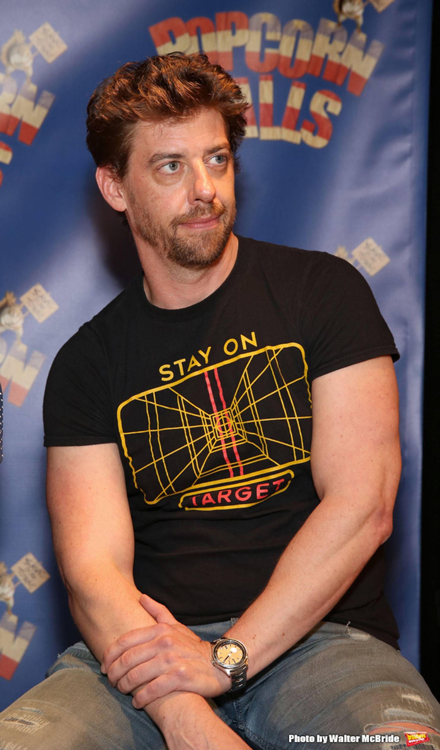 Photo Coverage: Director Christian Borle and the Cast of POPCORN FALLS Meet the Press  Image