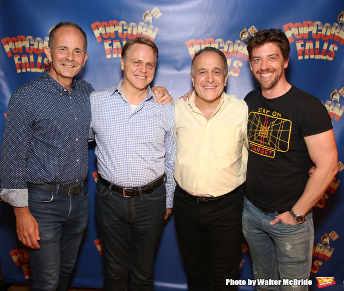 James Hindman, Tom Souhrada, Adam Heller and Christian Borle at 