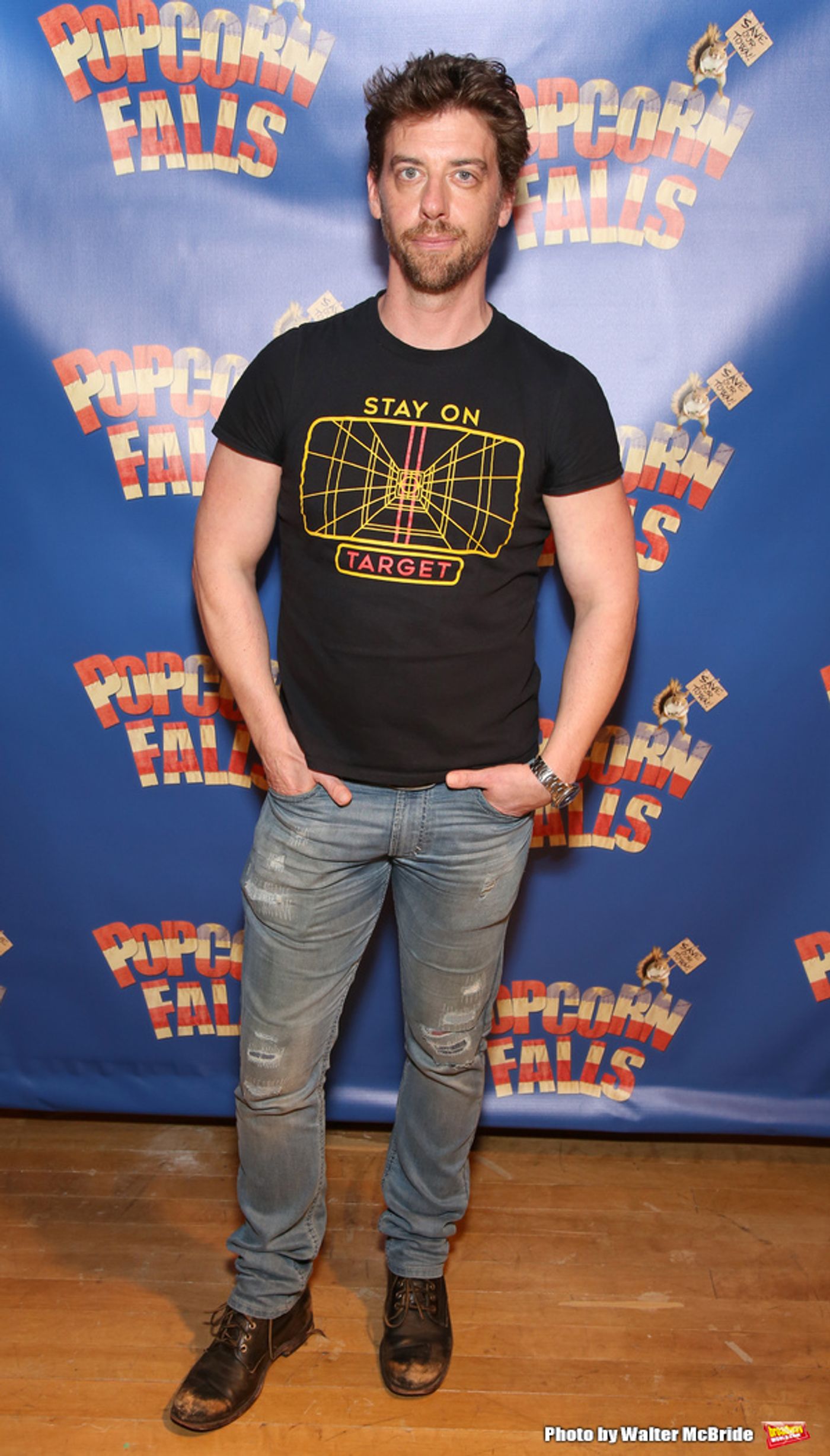 Photo Coverage: Director Christian Borle and the Cast of POPCORN FALLS Meet the Press  Image
