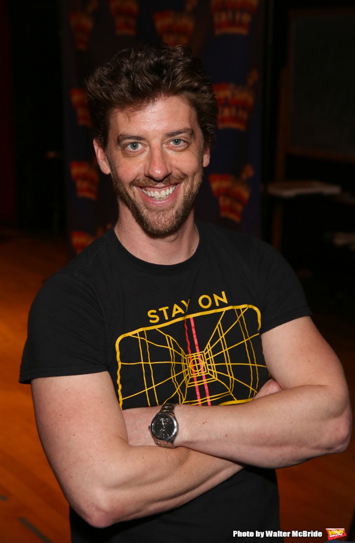 Director Christian Borle Photo Shoot for 'Popcorn Falls' at the Jerry Orbach Theatre on September 6, 2018 in New York City. at 
