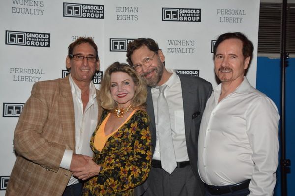 Paul Katz and Lloyd R. Walker with Allison Fraser and David Staller Photo