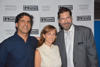 Roberto Borgatti, Ann Vellis and David Staller Photo