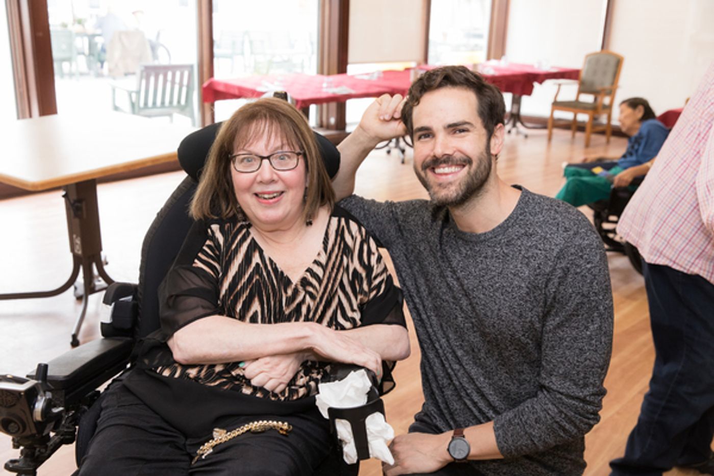 Photo Flash: Cast Members of CAROUSEL and MY FAIR LADY Perform For Seniors at the Actors Fund Home  Image