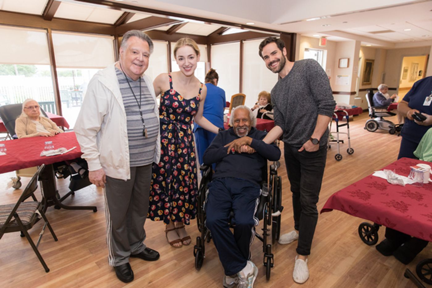 Photo Flash: Cast Members of CAROUSEL and MY FAIR LADY Perform For Seniors at the Actors Fund Home  Image