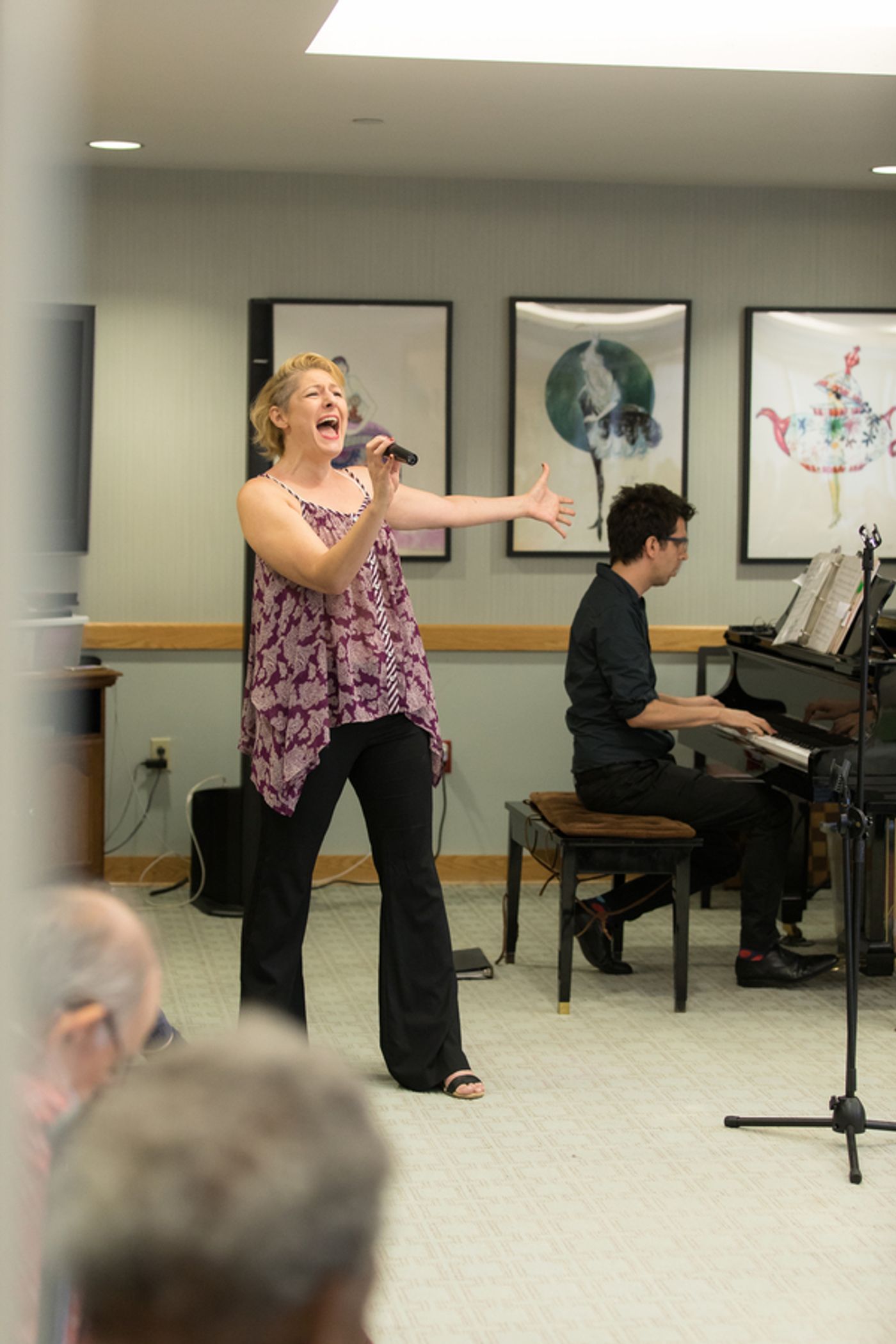 Photo Flash: Cast Members of CAROUSEL and MY FAIR LADY Perform For Seniors at the Actors Fund Home  Image