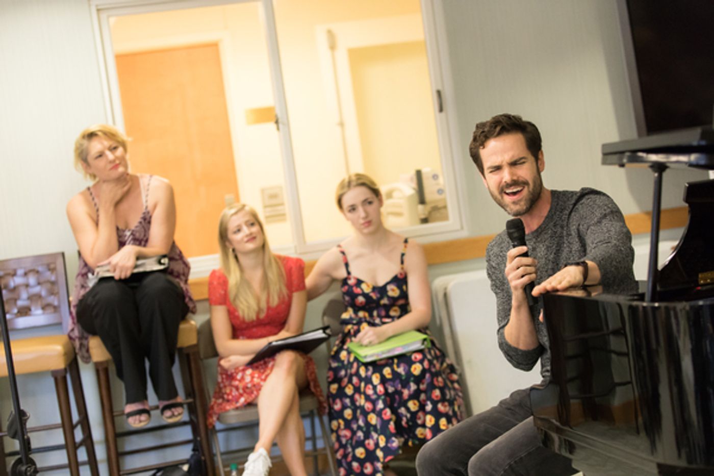 Photo Flash: Cast Members of CAROUSEL and MY FAIR LADY Perform For Seniors at the Actors Fund Home  Image