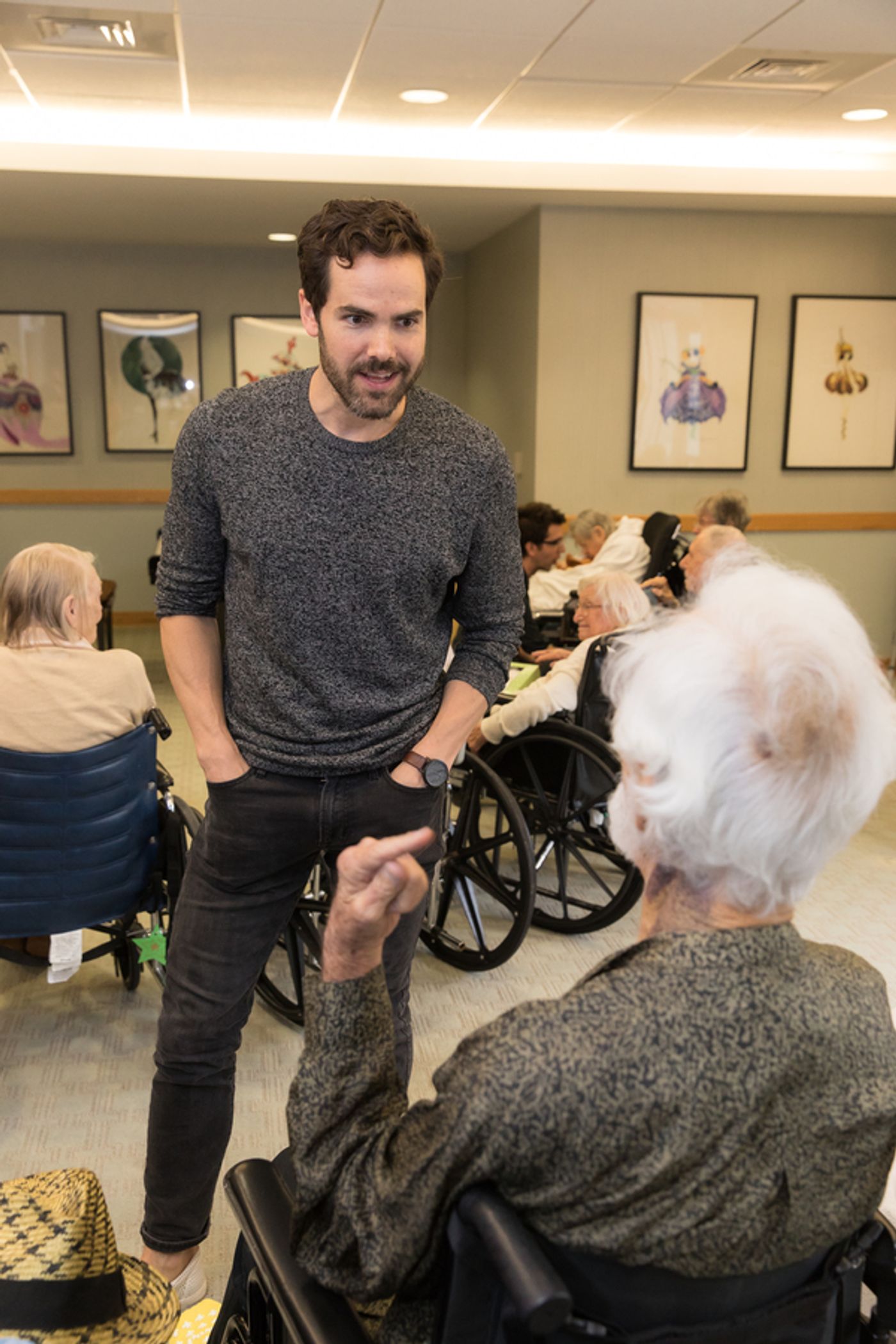 Photo Flash: Cast Members of CAROUSEL and MY FAIR LADY Perform For Seniors at the Actors Fund Home  Image
