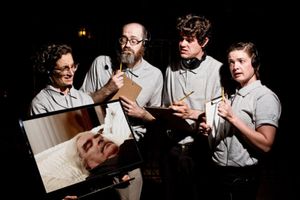 Brook Celeste, T-Roy Martin, Paul Brennan, Julia Williams  with Beau O'Reilly on TV s Photo