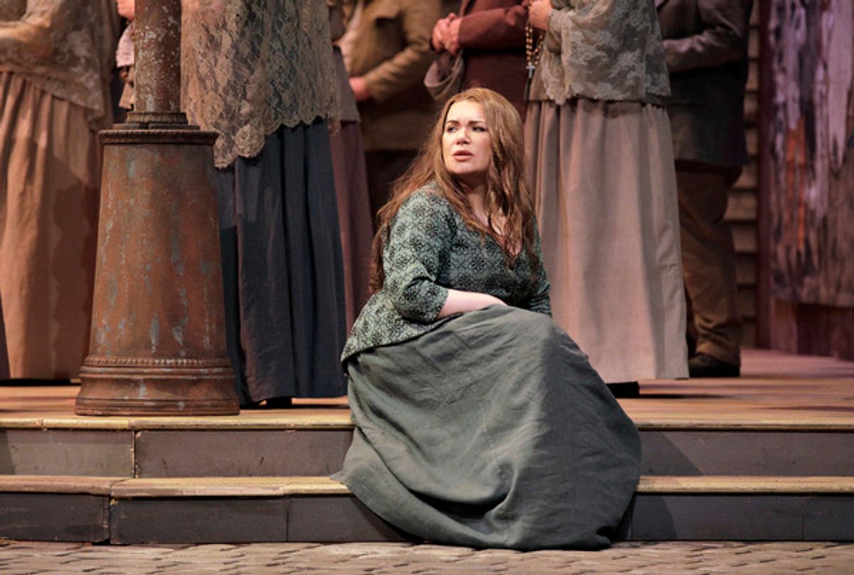 Ekaterina Semenchuk as Santuzza in Mascagni's 'Cavalleria Rusticana.'
 at 