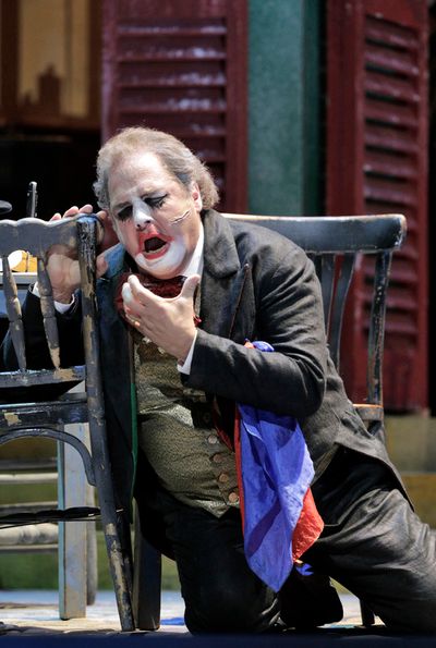 Marco Berti as Canio in Leoncavallo's "Pagliacci."
 Photo