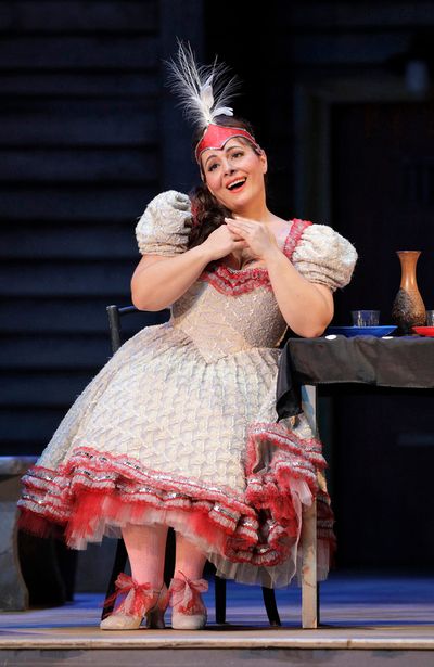 Lianna Haroutounian as Nedda in Leoncavallo's "Pagliacci."
 Photo