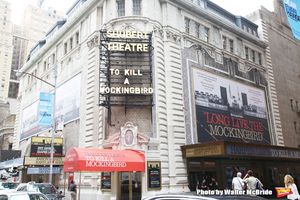 Theatre Marquee unveiling for Aaron Sorkin's adaptation of Harper Lee's classic novel 'To Kill A Mockingbird' starring Jeff Daniels and Celia Keenan-Bolger under the direction of Bartlett Sher on September 7, 2018 at the Shubert Theatre in New York City. @ BroadwayWorld Theatre Marquee unveiling for Aaron Sorkin's adaptation of Harper Lee's classic novel Photo