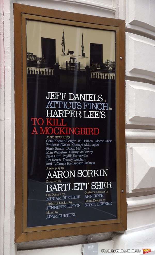Theatre Marquee unveiling for Aaron Sorkin's adaptation of Harper Lee's classic novel Photo