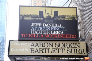 Theatre Marquee unveiling for Aaron Sorkin's adaptation of Harper Lee's classic novel Photo