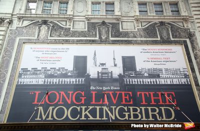 Theatre Marquee unveiling for Aaron Sorkin's adaptation of Harper Lee's classic novel Photo