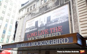 Theatre Marquee unveiling for Aaron Sorkin's adaptation of Harper Lee's classic novel Photo