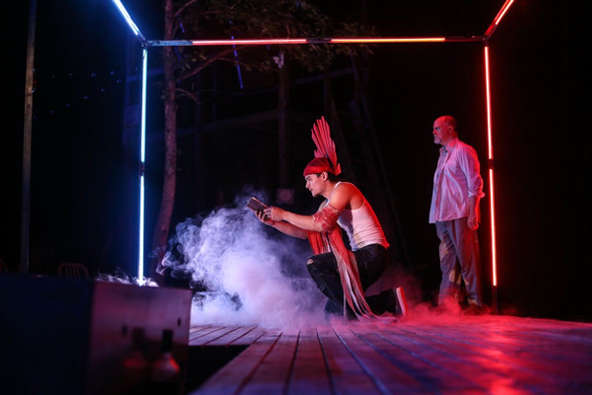 Skye Passmore and Allan Edwards at 