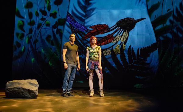 Ricardo Chavira and Cate Scott Campbell  Photo