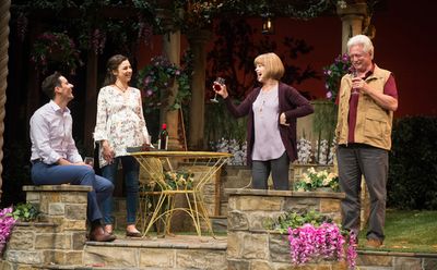 (L-R) Bruce Davison, Frances Fisher, Jessica Meraz and Christian Barillas in Native G Photo